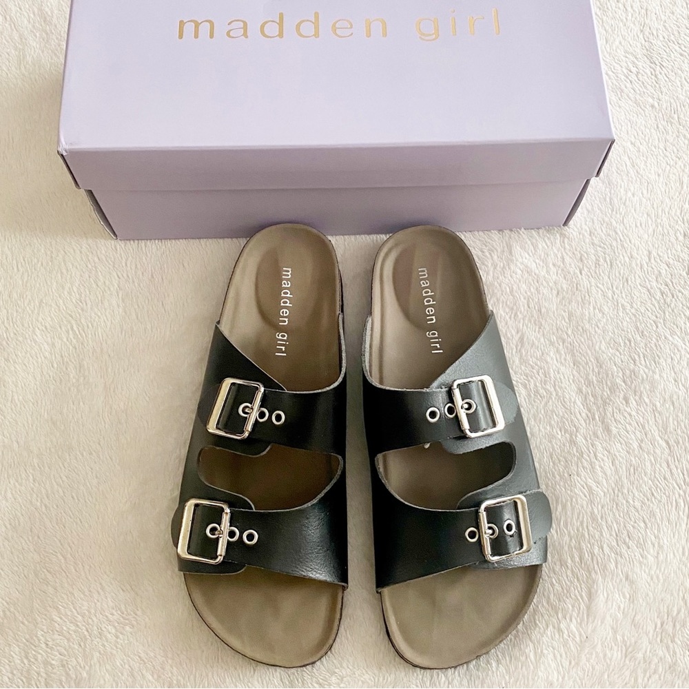 Madden girl blairr sandal in black pari